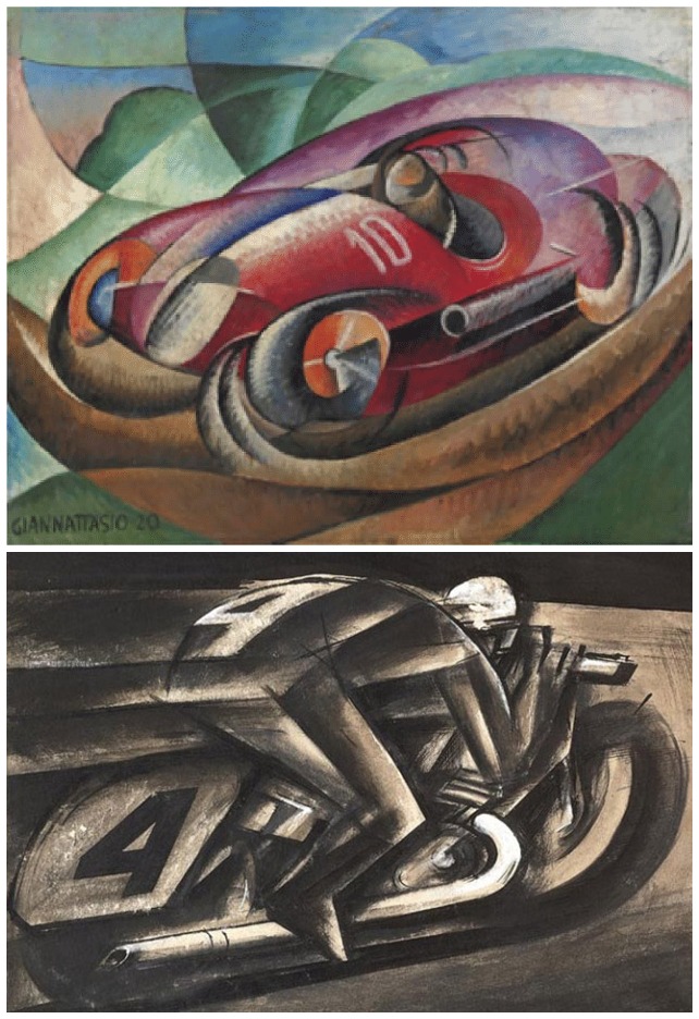 Futurist paintings