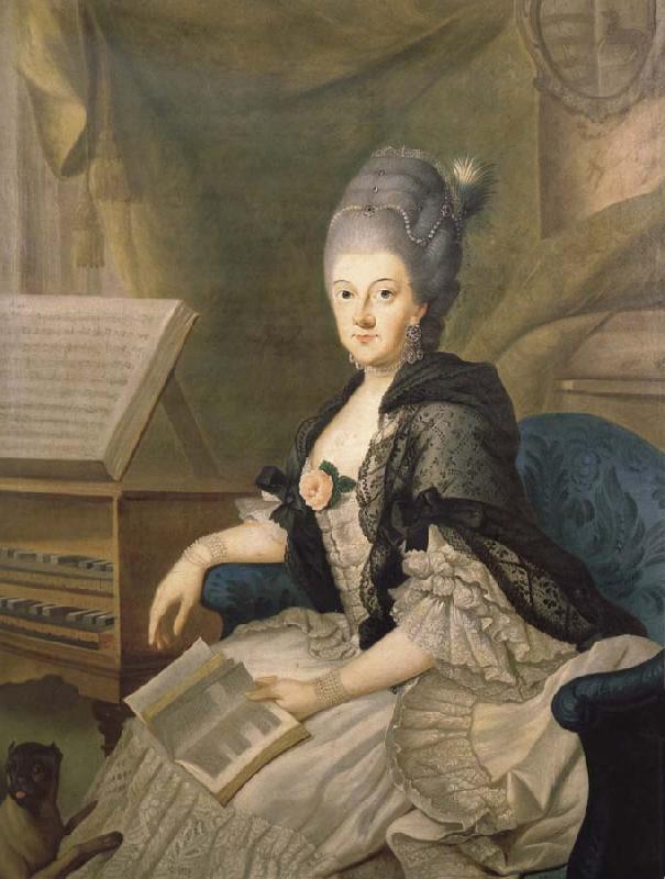 Anna Amalia, Duchess of Saxe-Weimar by Johann Ernst Heinsius