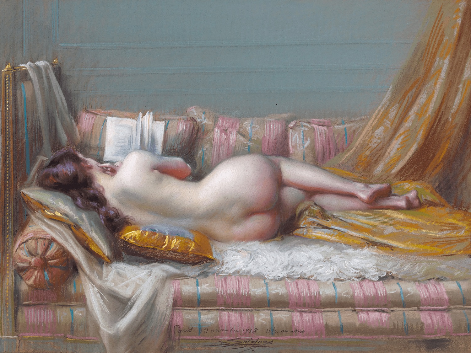 Lying Nude by Delphin Enjolras