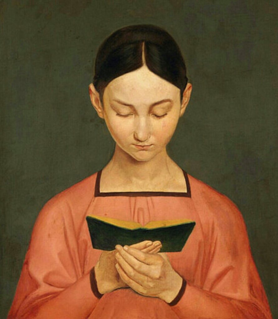 Reading Girl by Gustav Adolphe Hennig