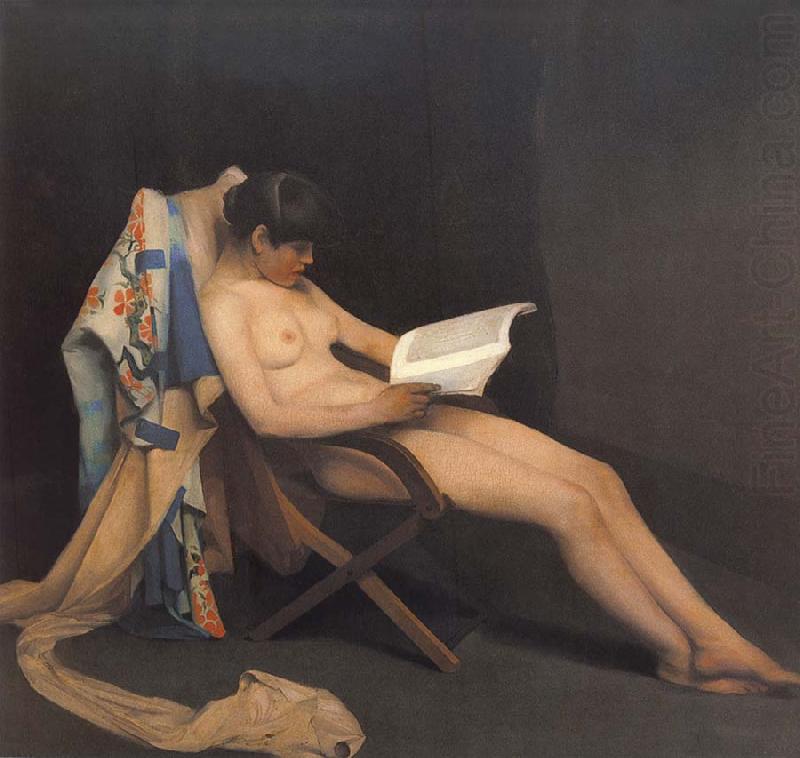 The Reading Girl by Théodore Roussel
