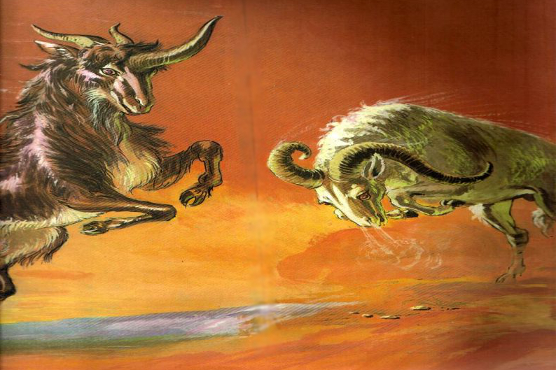Daniel vision of a ram and a goat
